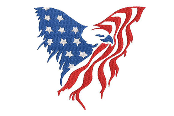 American Eagle Flag Stylized: A Designer's Review