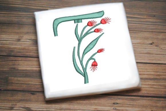 Floral Monogram Letter T: A Designer’s Review for Small Business Merch