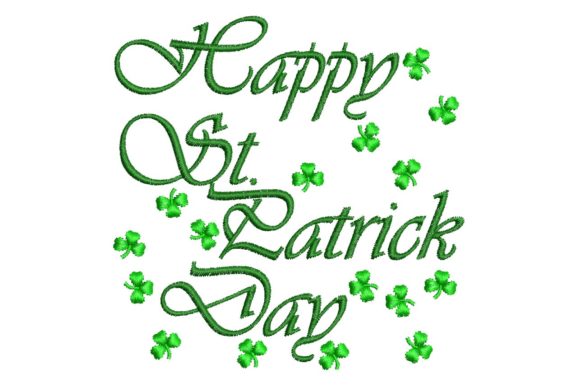 Happy St Patrick Day Embroidery: Seller's Review