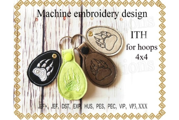 Key Fob Paw with Claws – An Embroidery Designer’s Review