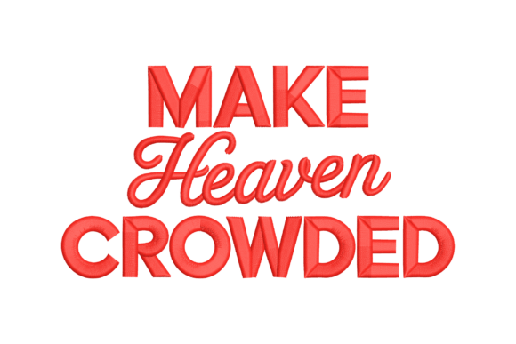 Make Heaven Crowded: A Seasonal Embroidery Review