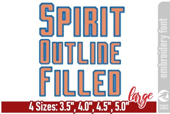 Spirit Filled Sports Embroidery Font – L: A Designer’s Review for Branded Merch