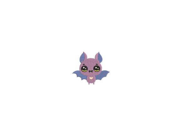 Testing the Bat Baby Animal Embroidery Design for Gifts